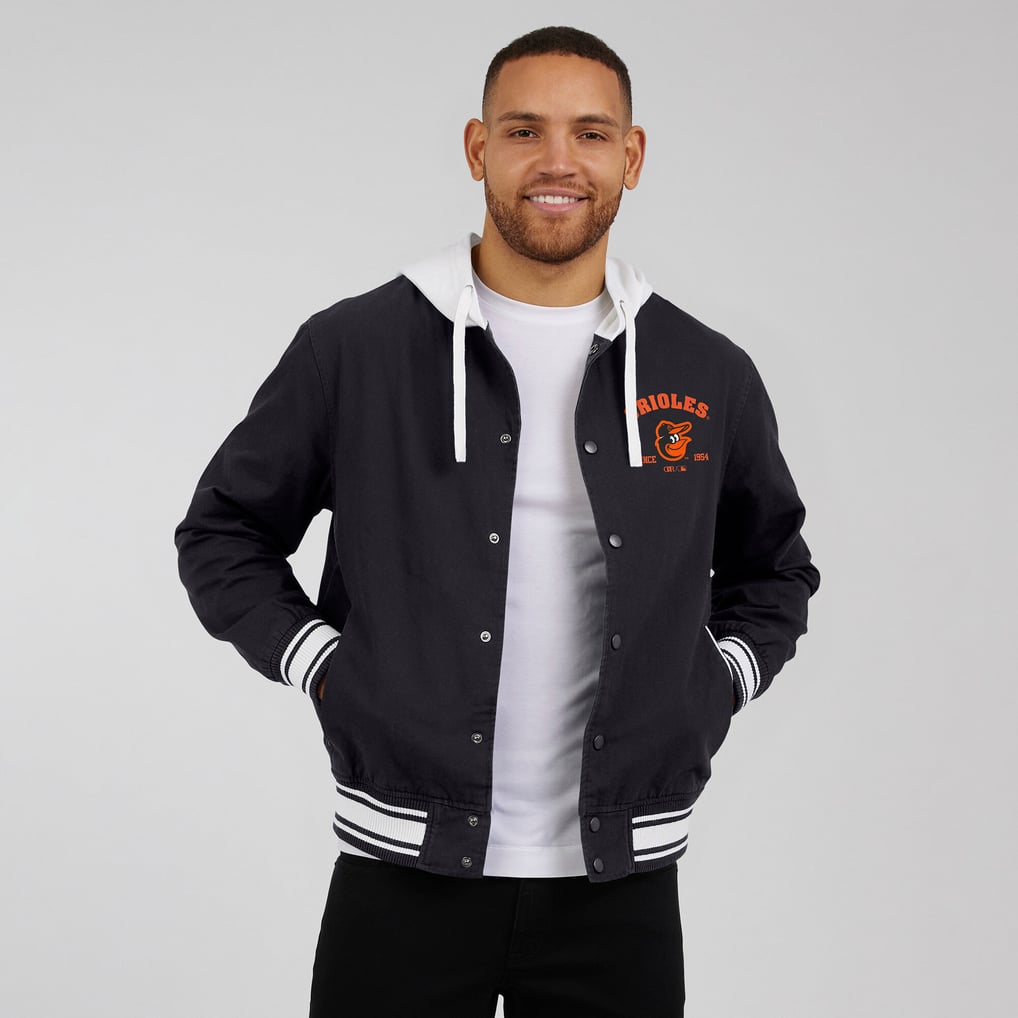  Baltimore Orioles Darius Rucker Collection by Fanatics Full-Snap Hooded Jacket - Black